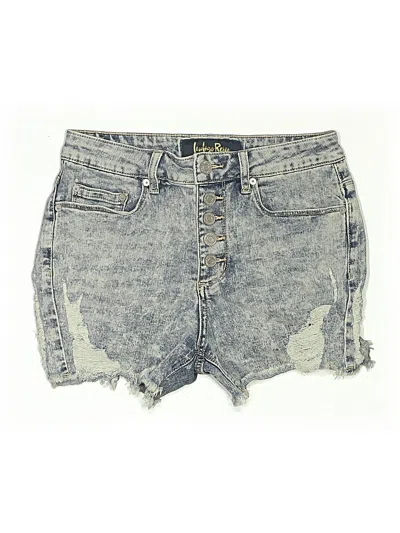 Pre-owned Indigo Rein Denim Shorts In Blue
