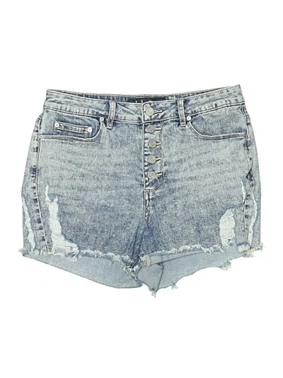 Pre-owned Indigo Rein Denim Shorts In Blue