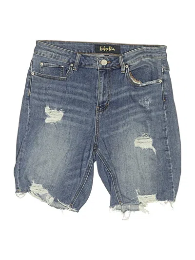 Pre-owned Indigo Rein Denim Shorts In Blue