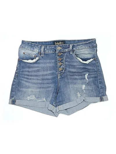 Pre-owned Indigo Rein Denim Shorts In Blue