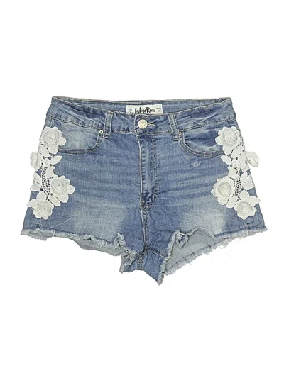 Pre-owned Indigo Rein Denim Shorts In Blue