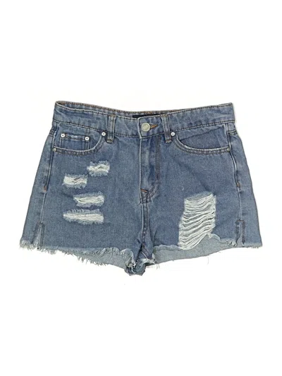 Pre-owned Indigo Rein Denim Shorts In Blue