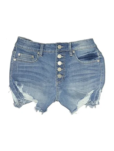 Pre-owned Indigo Rein Denim Shorts In Blue