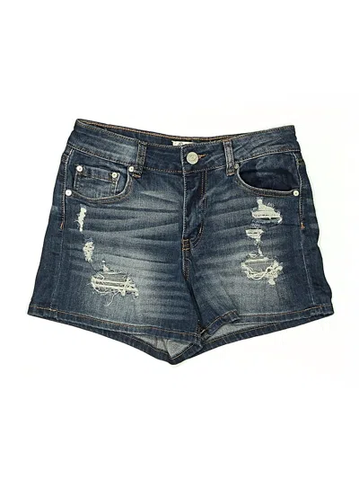Pre-owned Indigo Rein Denim Shorts In Blue