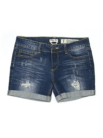 Pre-owned Indigo Rein Denim Shorts In Blue
