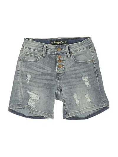 Pre-owned Indigo Rein Denim Shorts In Blue