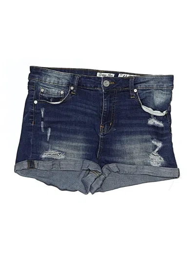 Pre-owned Indigo Rein Denim Shorts In Blue