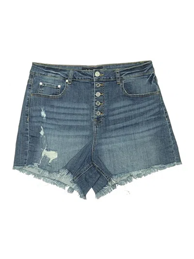 Pre-owned Indigo Rein Denim Shorts In Blue