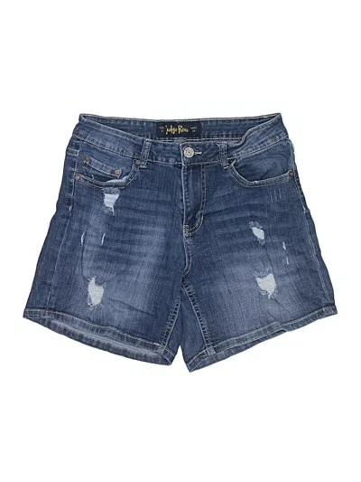 Pre-owned Indigo Rein Denim Shorts In Blue