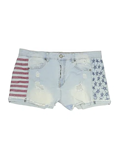 Pre-owned Indigo Rein Denim Shorts In Blue