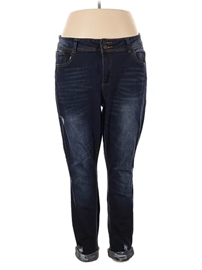 Pre-owned Indigo Rein Jeans In Blue