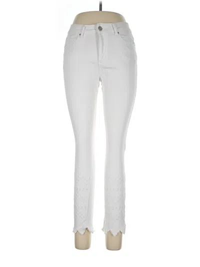 Pre-owned Indigo Rein Jeans In Ivory