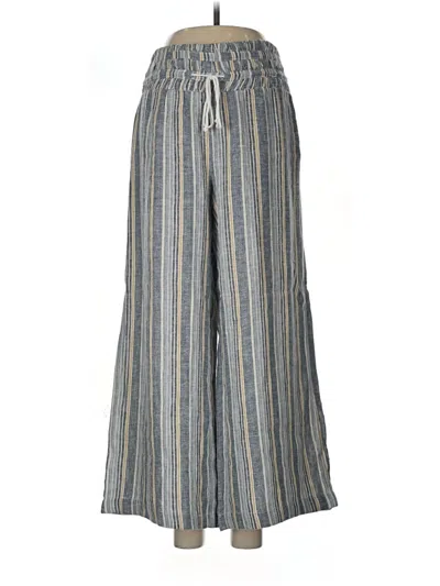 Pre-owned Indigo Rein Linen Pants In Gray