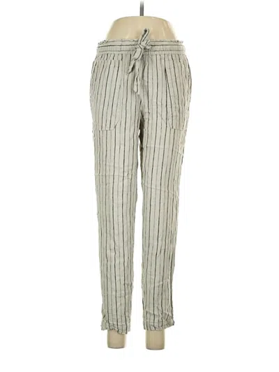 Pre-owned Indigo Rein Linen Pants In Gray