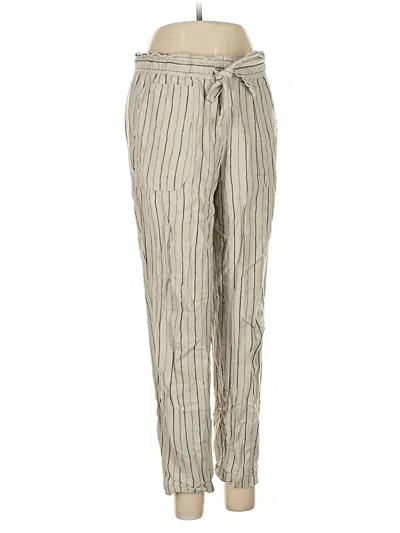 Pre-owned Indigo Rein Linen Pants In Silver