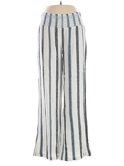 Pre-owned Indigo Rein Linen Pants In Silver