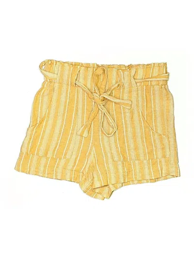 Pre-owned Indigo Rein Shorts In Yellow