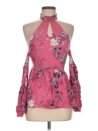 Pre-owned Indigo Rein Sleeveless Blouse In Pink
