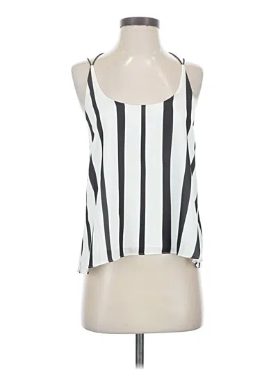 Pre-owned Indigo Rein Sleeveless Top White Halter Neckline Tops