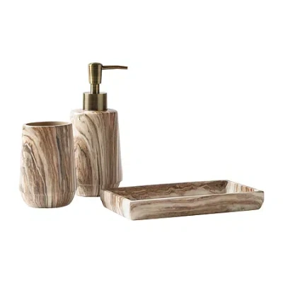 Indigo Road By Egypt Sherrod Coppia 3-pc. Bath Accessory Sets In Orange
