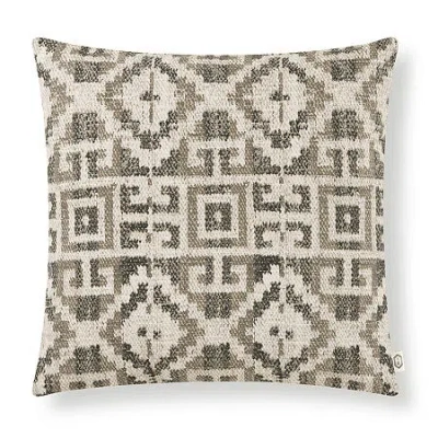 Indigo Road By Egypt Sherrod Dabo Geo Print Square Throw Pillow In Gray