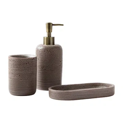 Indigo Road By Egypt Sherrod Sesso 3-pc. Bath Accessory Sets In Brown