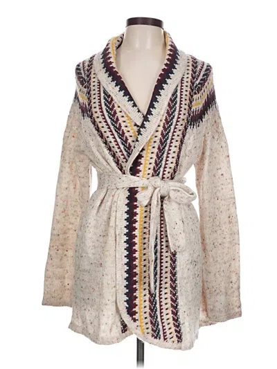 Pre-owned Indigo Rose Cardigan Sweater In Ivory