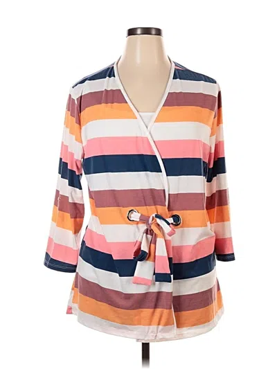 Pre-owned Indigo Rose Cardigan Sweater In Orange