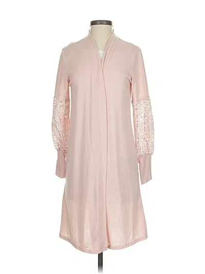 Pre-owned Indigo Rose Cardigan Sweater In Pink