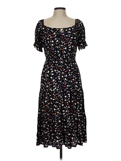 Pre-owned Indigo Rose Casual Dress In Black