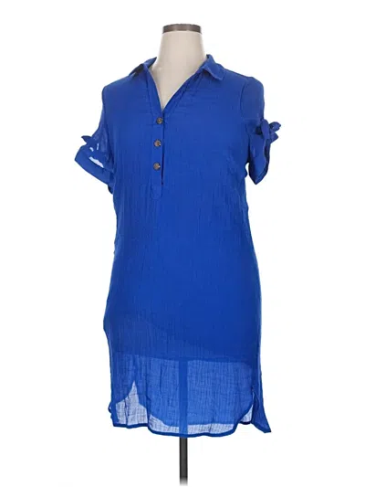 Pre-owned Indigo Rose Casual Dress In Blue