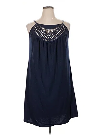 Pre-owned Indigo Rose Casual Dress In Blue