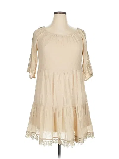 Pre-owned Indigo Rose Casual Dress In Brown