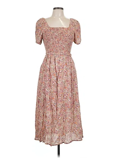 Pre-owned Indigo Rose Casual Dress In Brown