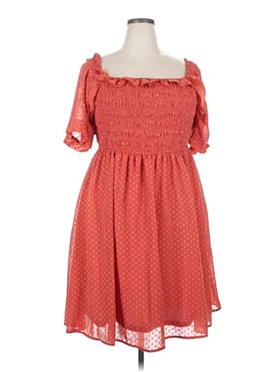 Pre-owned Indigo Rose Casual Dress In Red