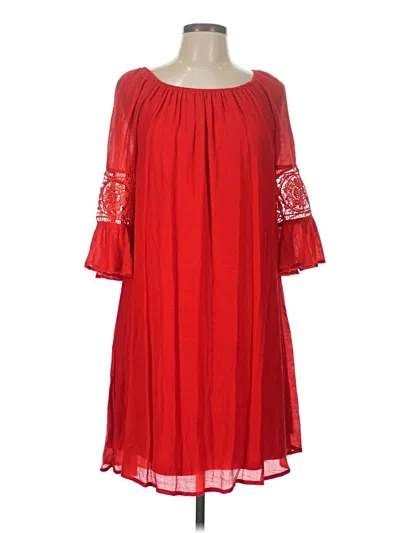Pre-owned Indigo Rose Casual Dress In Red