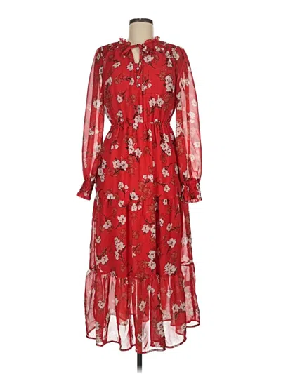 Pre-owned Indigo Rose Casual Dress In Red