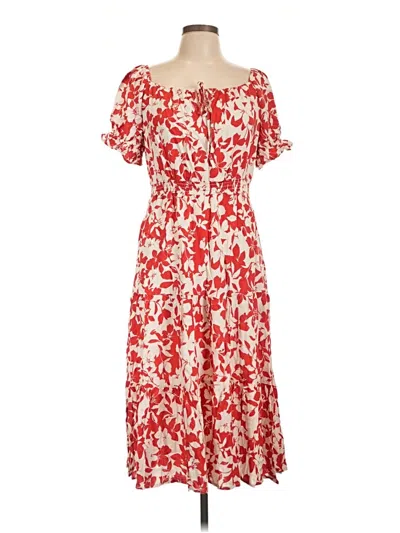 Pre-owned Indigo Rose Casual Dress In Red