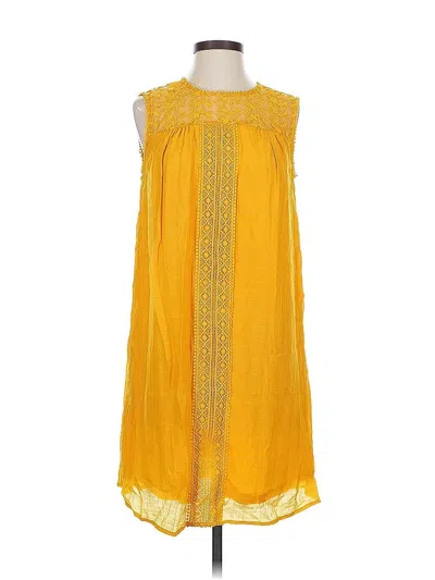 Pre-owned Indigo Rose Casual Dress In Yellow