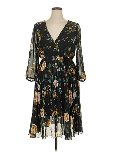 Pre-owned Indigo Rose Cocktail Dress In Black
