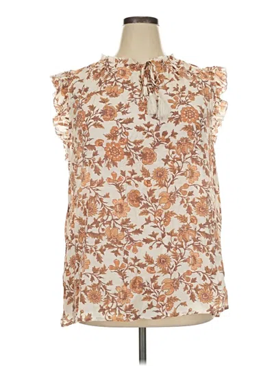 Pre-owned Indigo Rose Sleeveless T-shirt In Brown