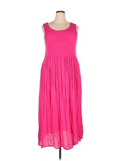 Pre-owned Indigo Soul Casual Dress In Pink