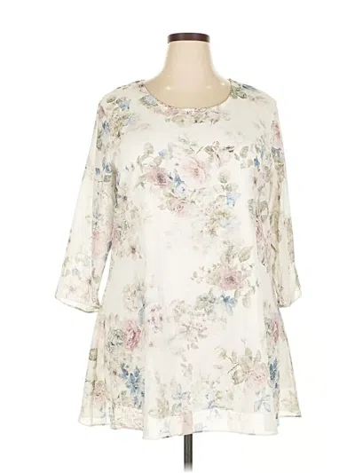 Pre-owned Indigo Soul Casual Dress In White