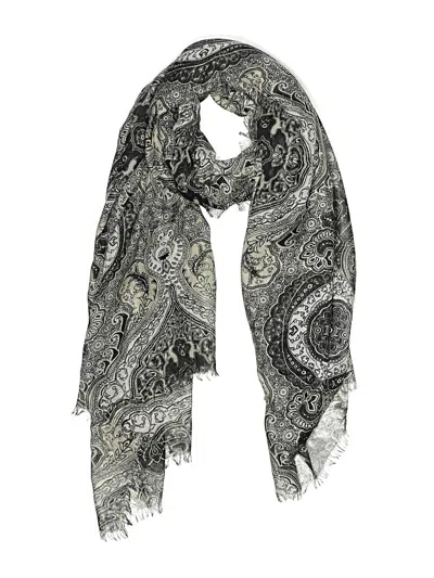 Pre-owned Indigo Soul Scarf In Gray