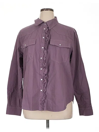 Pre-owned Indigo Thread Co. Fleece Jacket In Purple