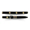 Indigolush Women's Black / Gold / Silver The Quimera Belt