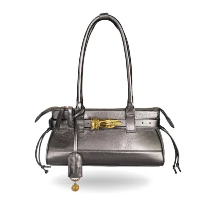 Indigolush Women's East West Gilded Lure Silver