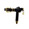 Indigolush Women's Panthera Black Belt In Black