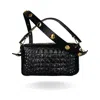 Indigolush Women's Quimera Box Leather Bag Black