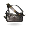 Indigolush Women's Quimera Box Leather Bag Silver